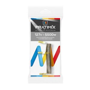 RESISTENCIA PRATIMIX LORENZETTI 3T 127V MAXI DUCHA/BELLO BANHO/MAXI BANHO 5500W 3T0155